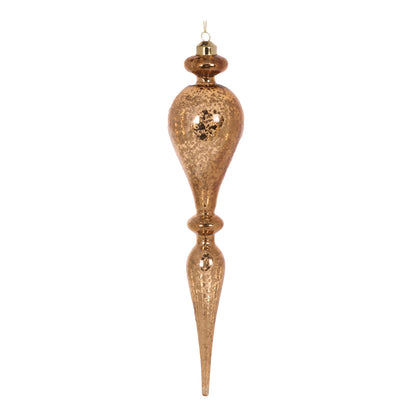Chocolate Mercury Bulb Finial