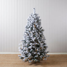 Load image into Gallery viewer, 5.5 Ft Douglas Fir Snow Tree - 230 Led
