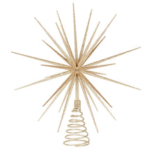 Load image into Gallery viewer, 3D Starburst Tree Topper Champagne
