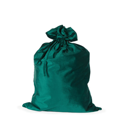 Emerald Velvet Santa Sack