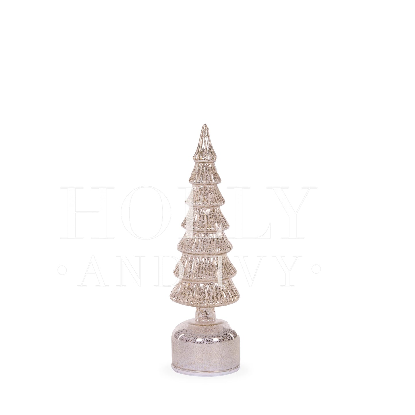 SMALL SPINNING LED TABLE TOP TREE