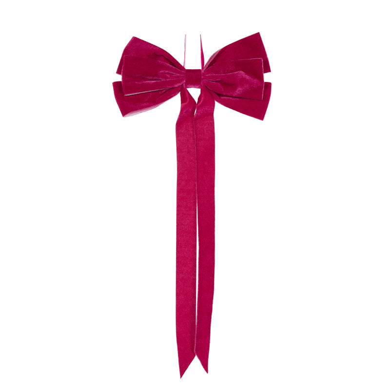 Fuchsia Long Tail Bow Hanging