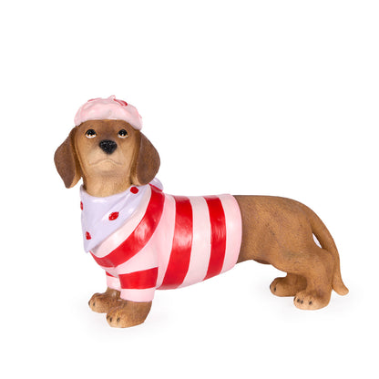 PIERRE DACHSHUND WITH SCARF