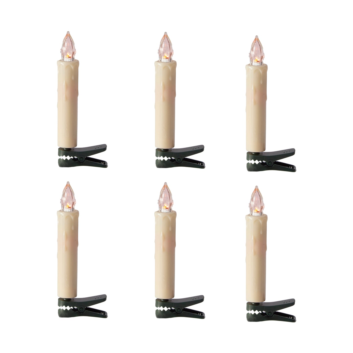 Set/6 Led Candlestick Clips