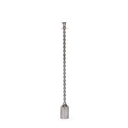 88cm Silver Ripple Candle Holder