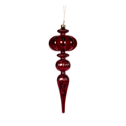 30cm Burgundy Mercury Orb Finial