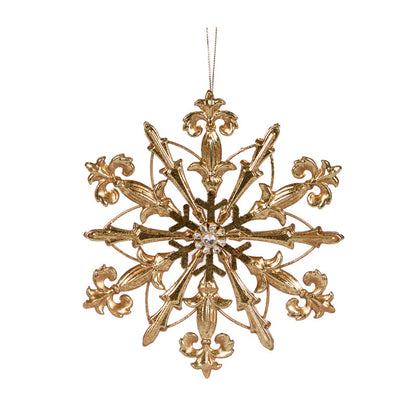 Embellished Metal Jeweled Ornament