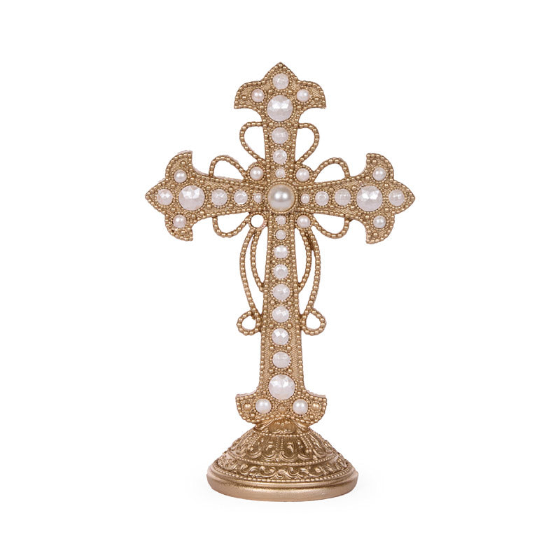 28cm Delicate Champagne Cross