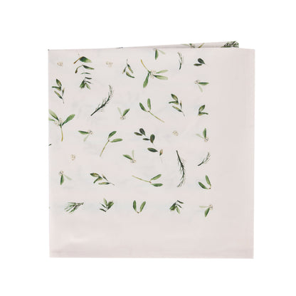 Evergreen Cotton Tablecloth