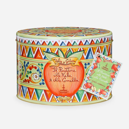 DOLCE & GABBANA PANETTONE W/ CANDIED APPLE & CINNAMON - 1KG