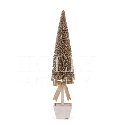 LARGE CHAMPAGNE TOPIARY TREE