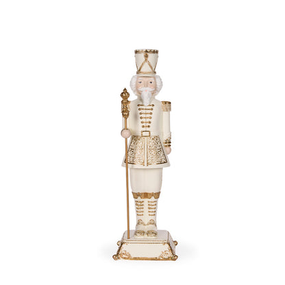 42cm White And Gold Nutcracker