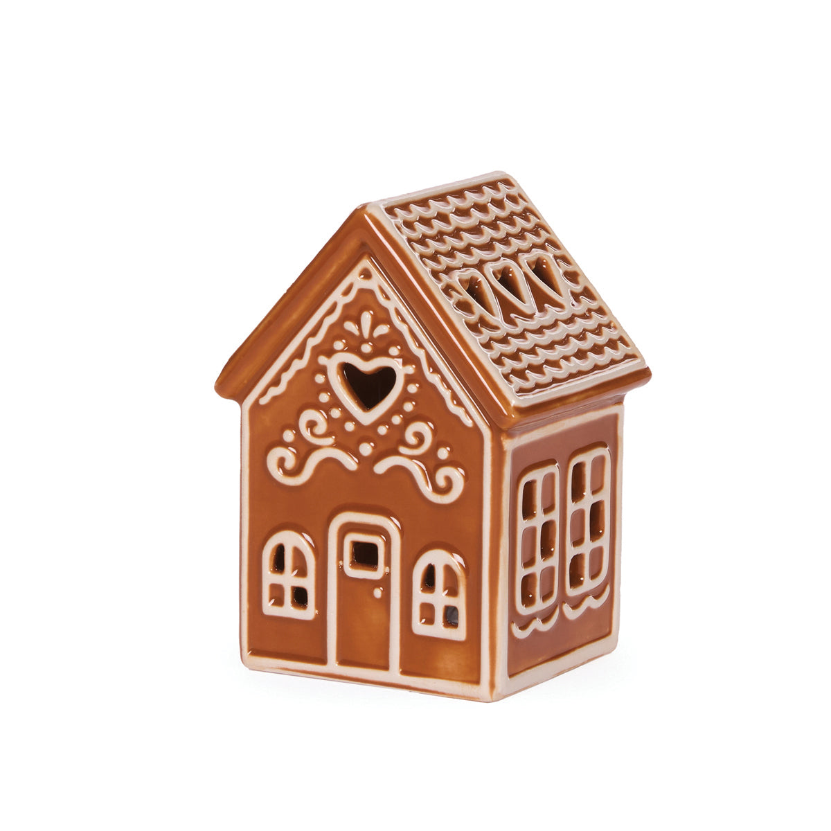 LED Ceramic Gingerbread Cottage