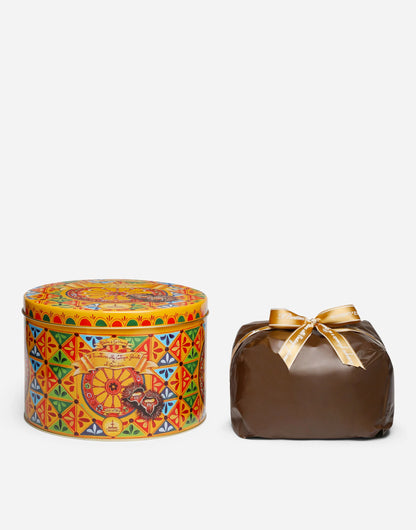 DOLCE & GABBANA TIN PANETTONE Chestnuts and Gianduia - 1KG