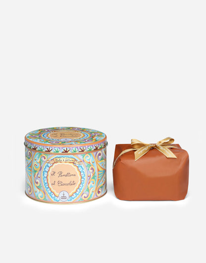 DOLCE & GABBANA TIN PANETTONE CHOCOLATE - 500g