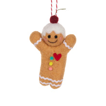 Load image into Gallery viewer, Wool Gingerbread Man
