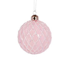 Load image into Gallery viewer, Pink Quilted Bauble

