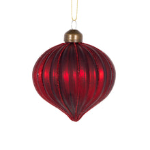 Load image into Gallery viewer, Matte Red Onion Bauble
