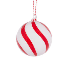 Load image into Gallery viewer, High Shine Peppermint Round Bauble
