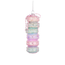 Load image into Gallery viewer, Pastel Macaron Stack Ornament
