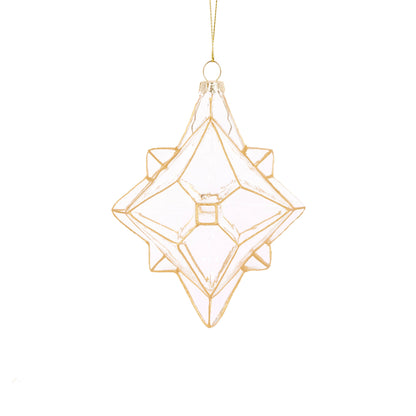 Gold Trim Prismatic Bauble