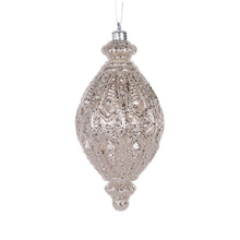 Load image into Gallery viewer, Champagne Intricate Drop Bauble
