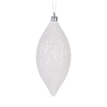 Load image into Gallery viewer, White Feather Drop Bauble
