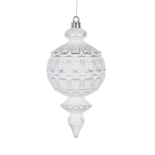 Load image into Gallery viewer, White And Silver Aztec Finial
