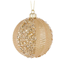 Load image into Gallery viewer, Matte Gold Segment Bauble
