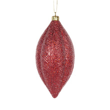Load image into Gallery viewer, Matte Red Feather Drop Bauble
