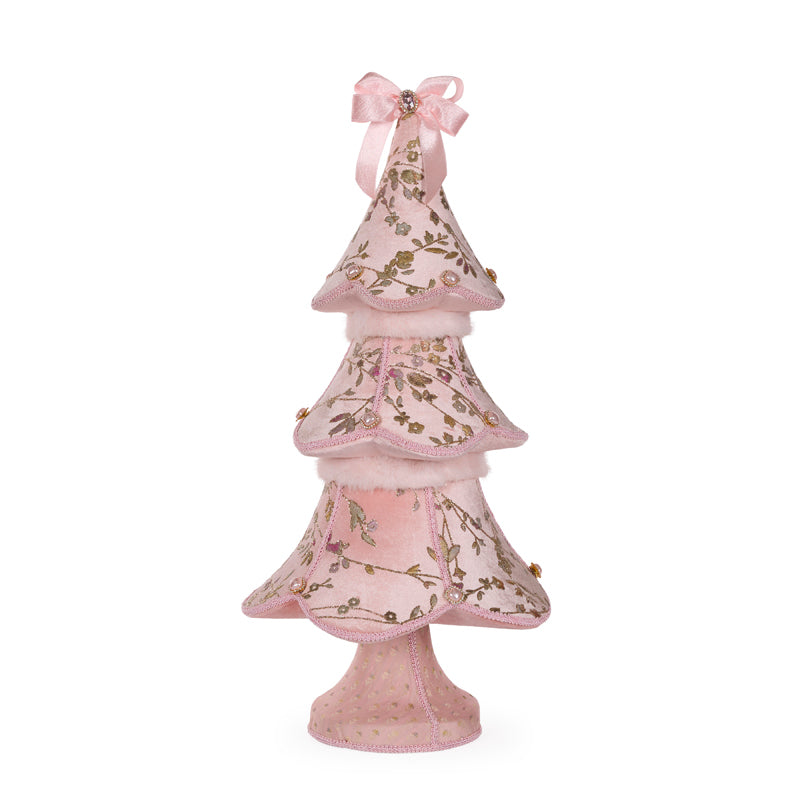 64cm Floral Lace Layered Tree