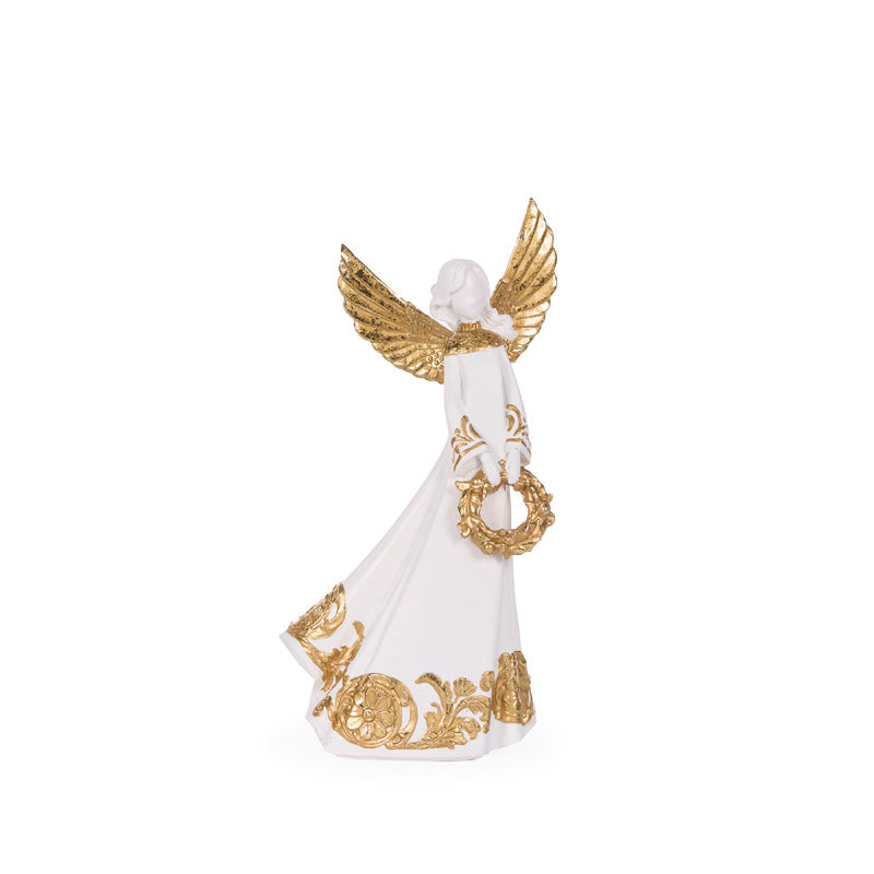 Embellished Angel With Wreath