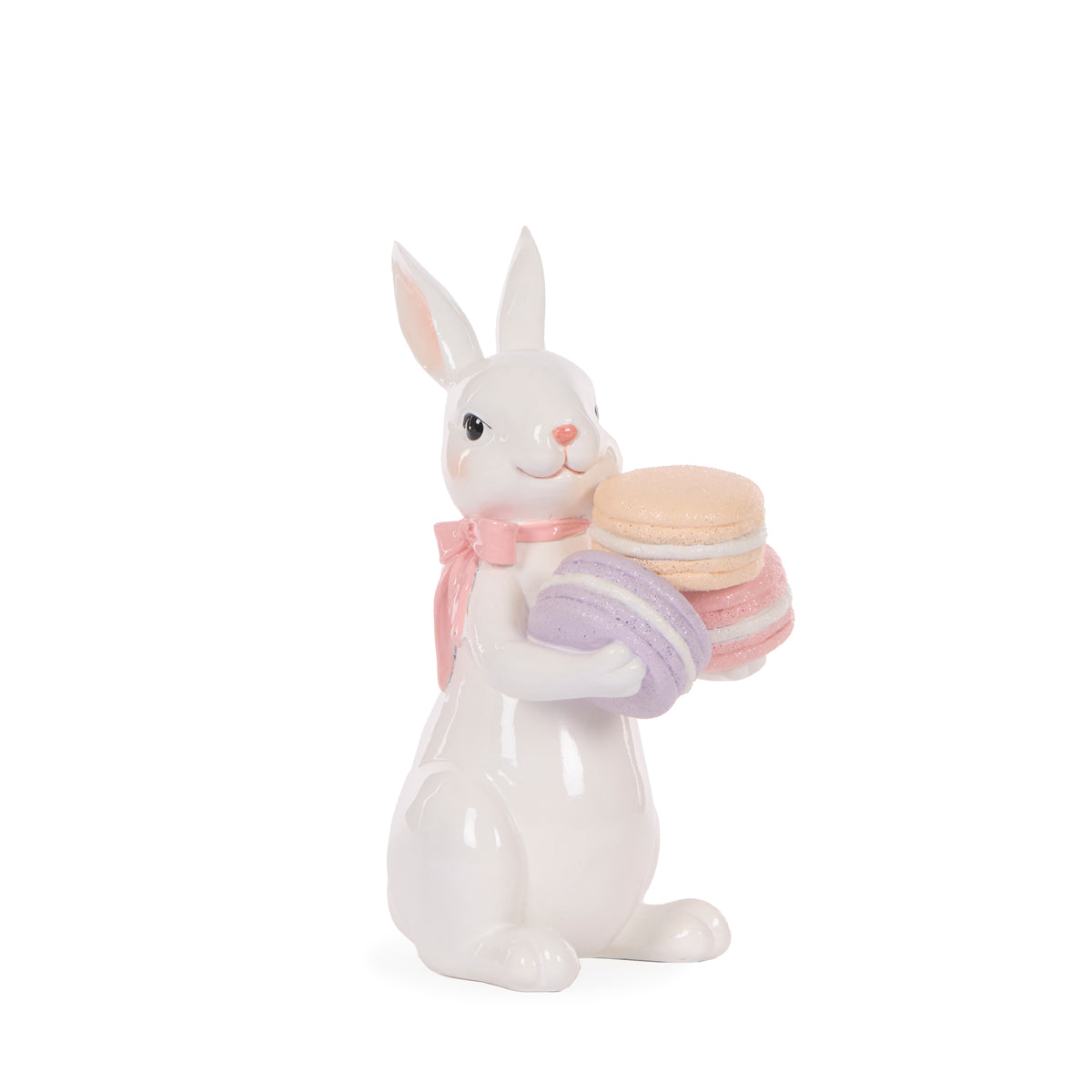 PEACHY BUNNY WITH MACARONS