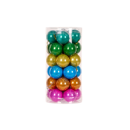 Set/30 3cm Candy Joy Pearl Baubles