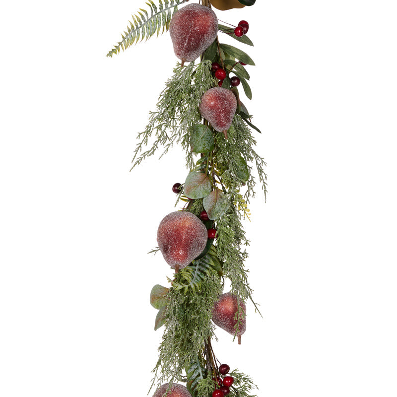 165cm Partridge Pear Garland