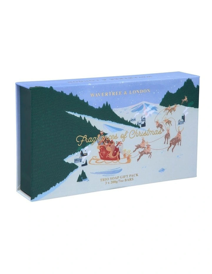 Christmas 3 Bar Soap Pack