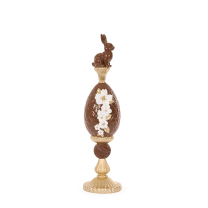 37 CM LUXE CHOCOLATE EGG FINIAL