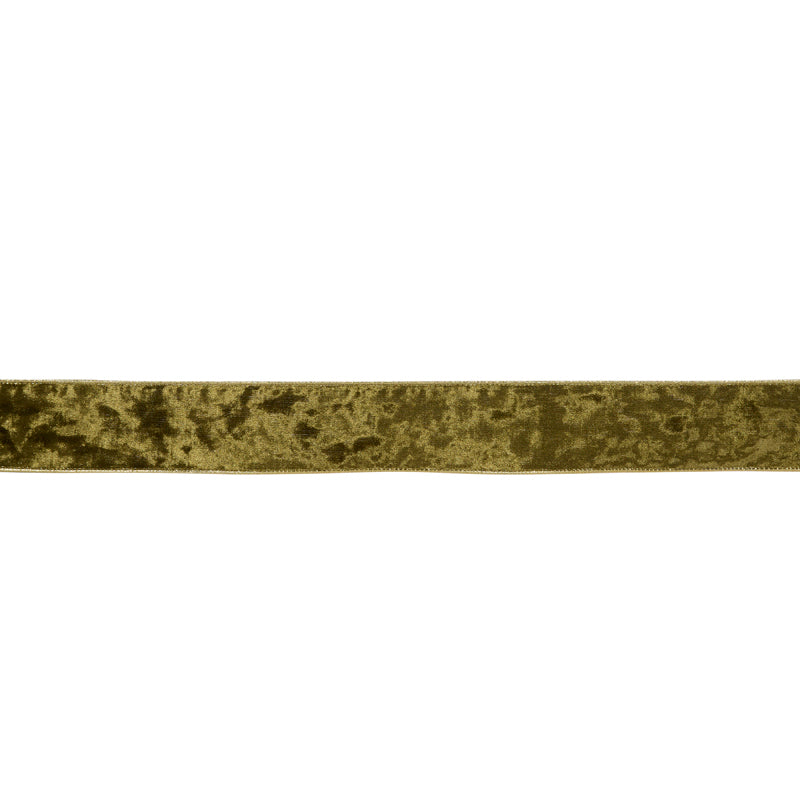 6.3cm Moss Green Velvet Ribbon