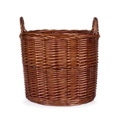 LARGE BROWN WILLOW BASKET