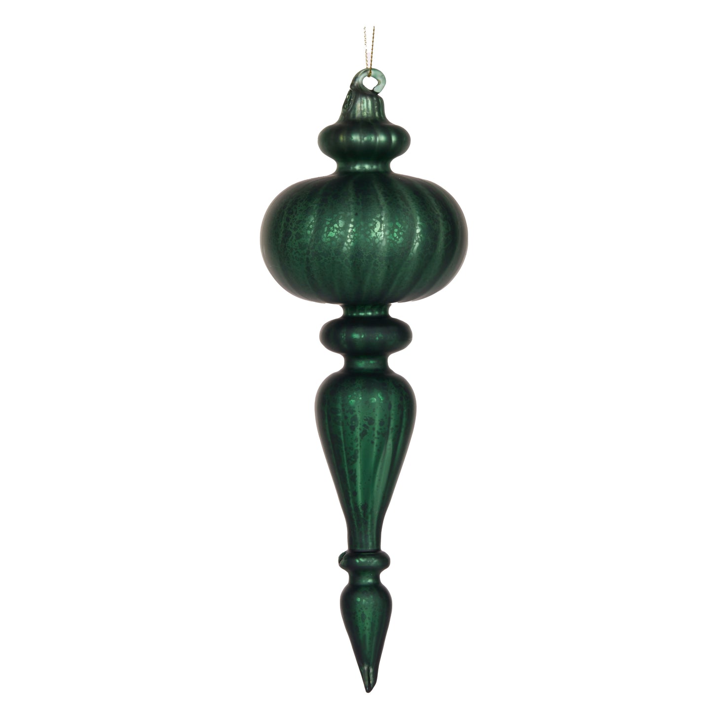 Frosted Green Finial