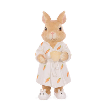 25.5 CM NAPTIME BUNNY WITH SLIPPERS