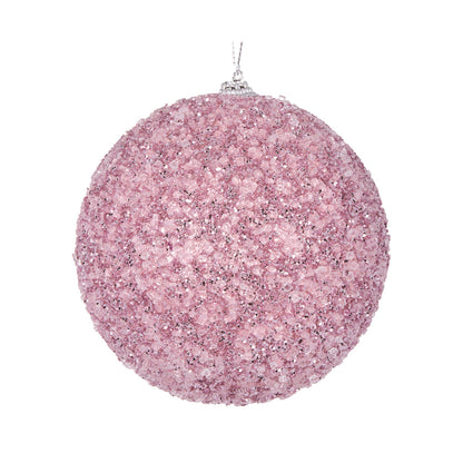 XL Pink Crystals Bauble