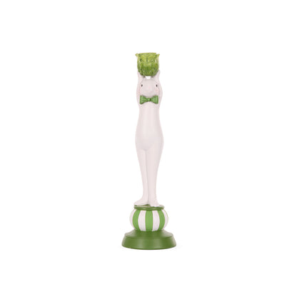 VERDANT CABBAGE SINGLE CANDLE HOLDER