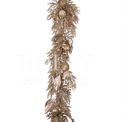 180 CM LUXE CHAMPAGNE GOLD GARLAND