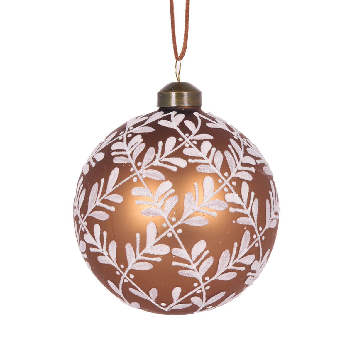 Gingerbread Fleur Bauble