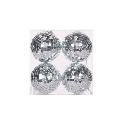 4pk 10cm Disco Balls