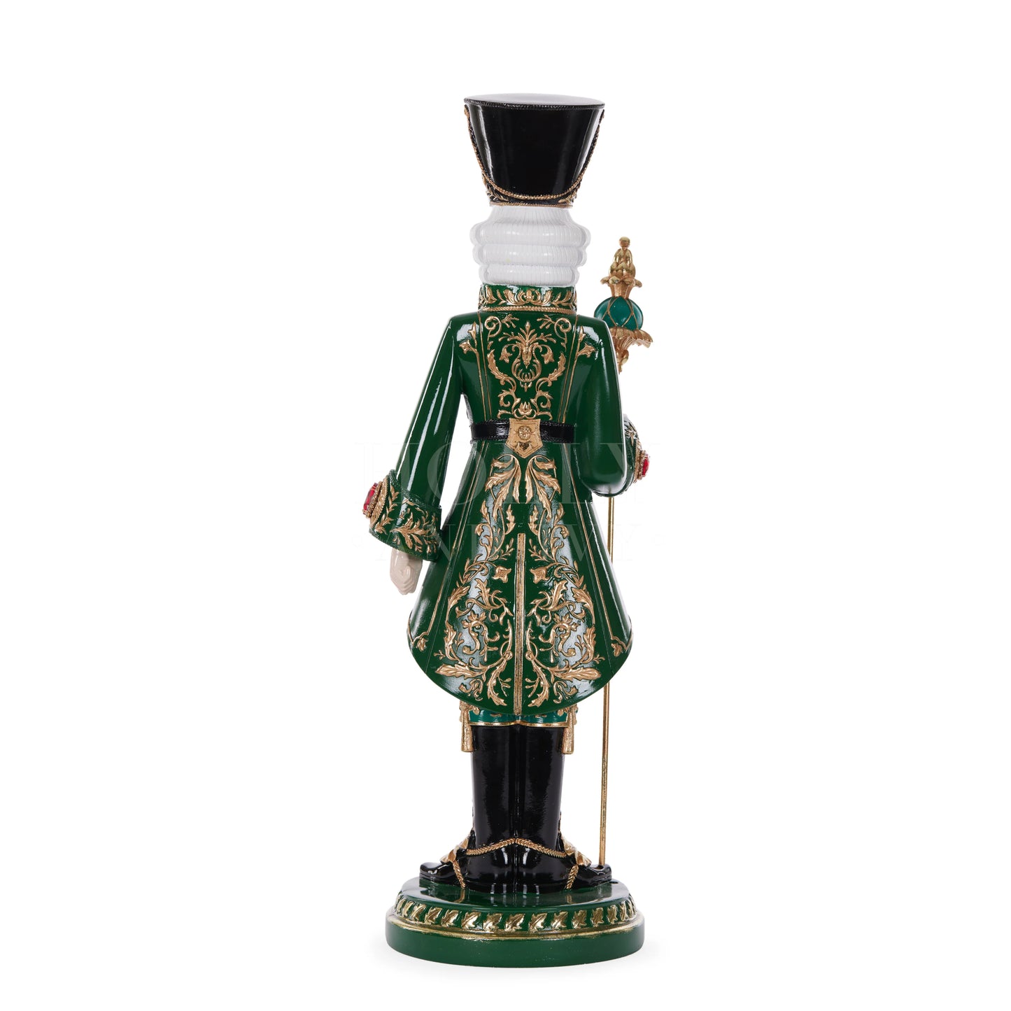 Emerald Granduer Nutcracker With Staff