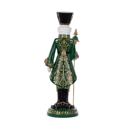 Emerald Granduer Nutcracker With Staff