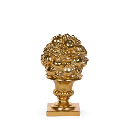 35cm Gilded Fruit Urn
