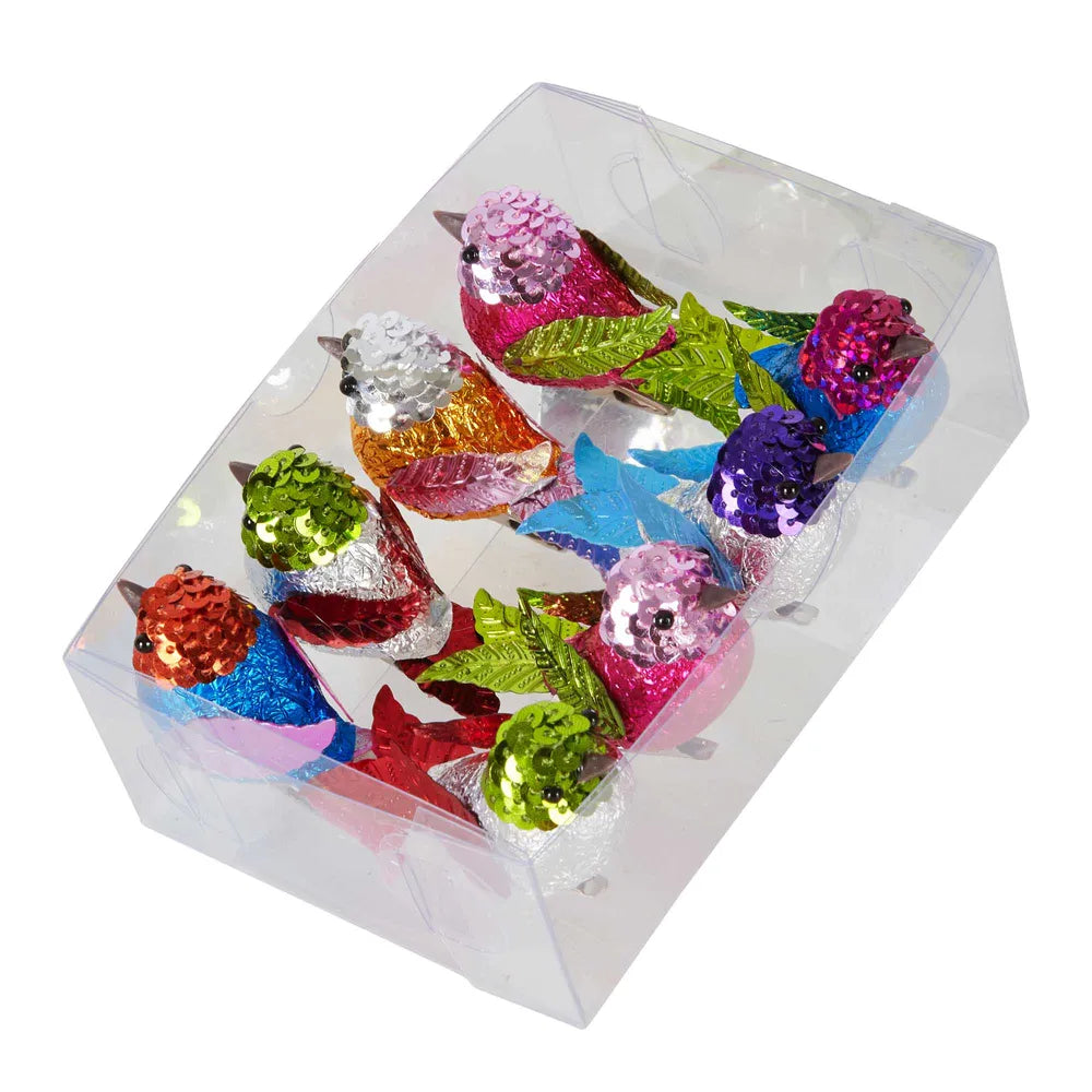 Foiled Sweetie Birds Bright - Box of 8